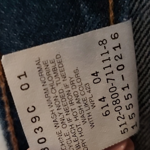 Vintage Levi's 550 Jeans Relax Fit Taper/Barrel Leg  Size 10 Missy Short - Picture 8 of 8